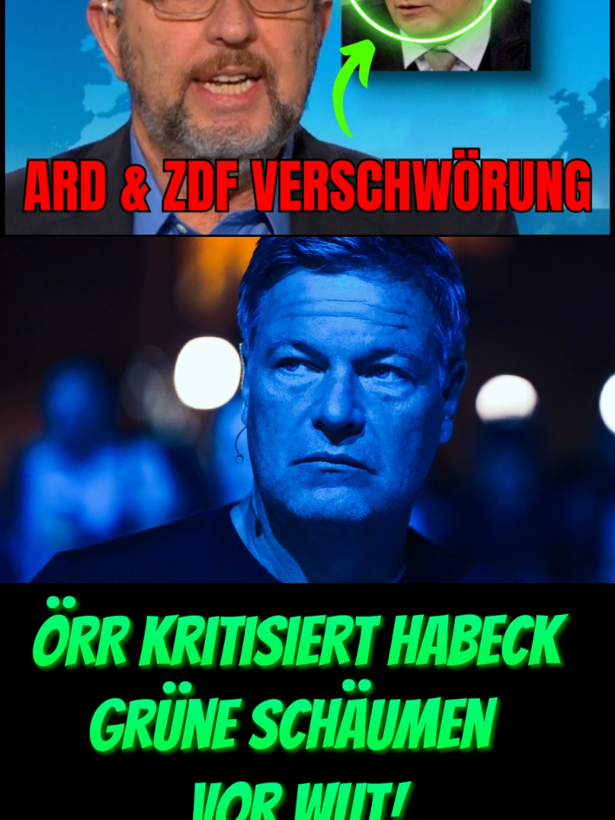 ÖRR kritisiert Habeck und Grüne schäumen vor Wut! #diegrünen #habeck 