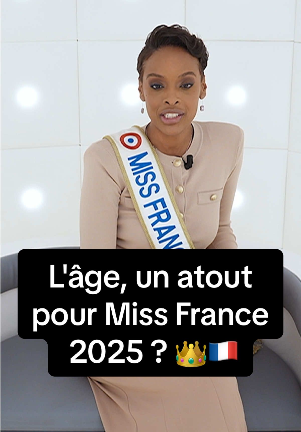 Miss Martinique, cette queen 💙🤍❤️ #missfrance #angeliqueangarnifilopon #interview #miss #beauty #viral 