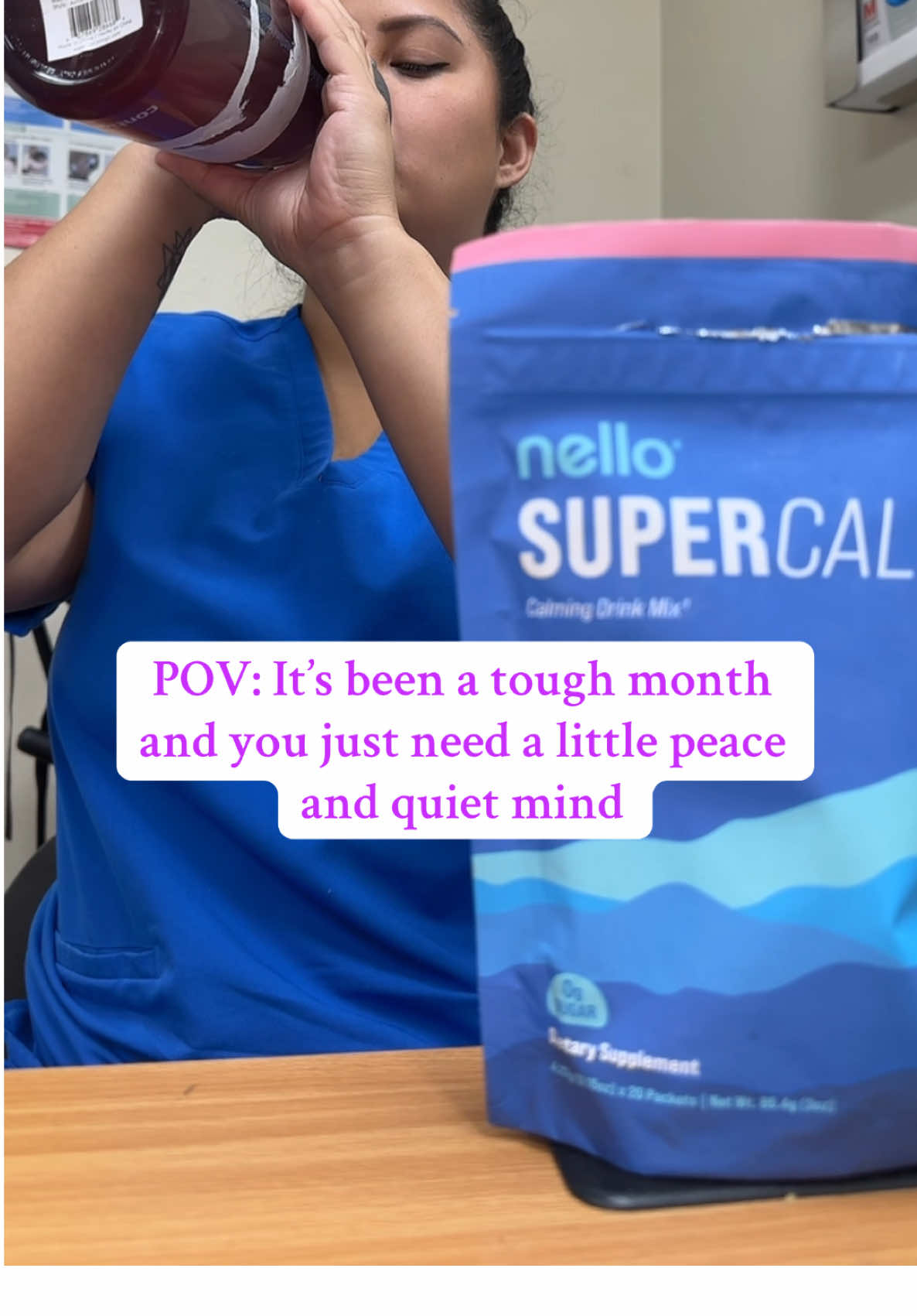 IYKYK #nellosupercalm #nello #calmingdrink #adhdtiktok #adhdbrain #tiktokshopfinds #iykyk 