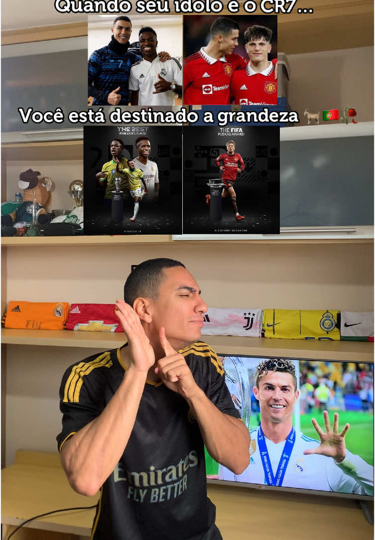 Parabéns Vini e Garnacho pelas premiações!! ⚽️🏆🥇 #ronaldo #garnacho #viniciusjunior #fyp #fy 