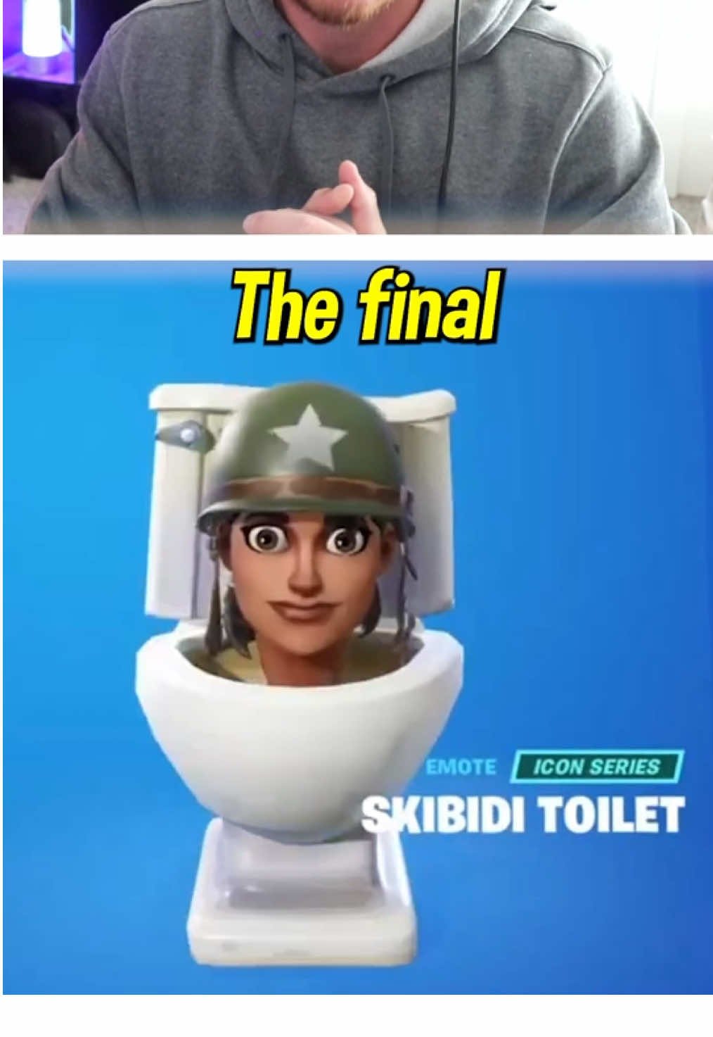 Skibidi Toilet Skin in Fortnite! #fyp #foryou #fortnite 