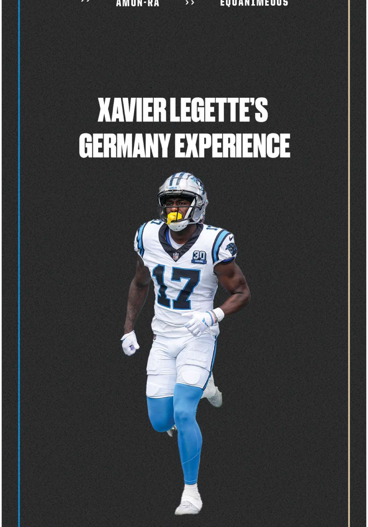 Panthers WR Xavier Legette went to Germany to play against the Giants and has no desire to ever go back 😂 #nfl #football #germany 