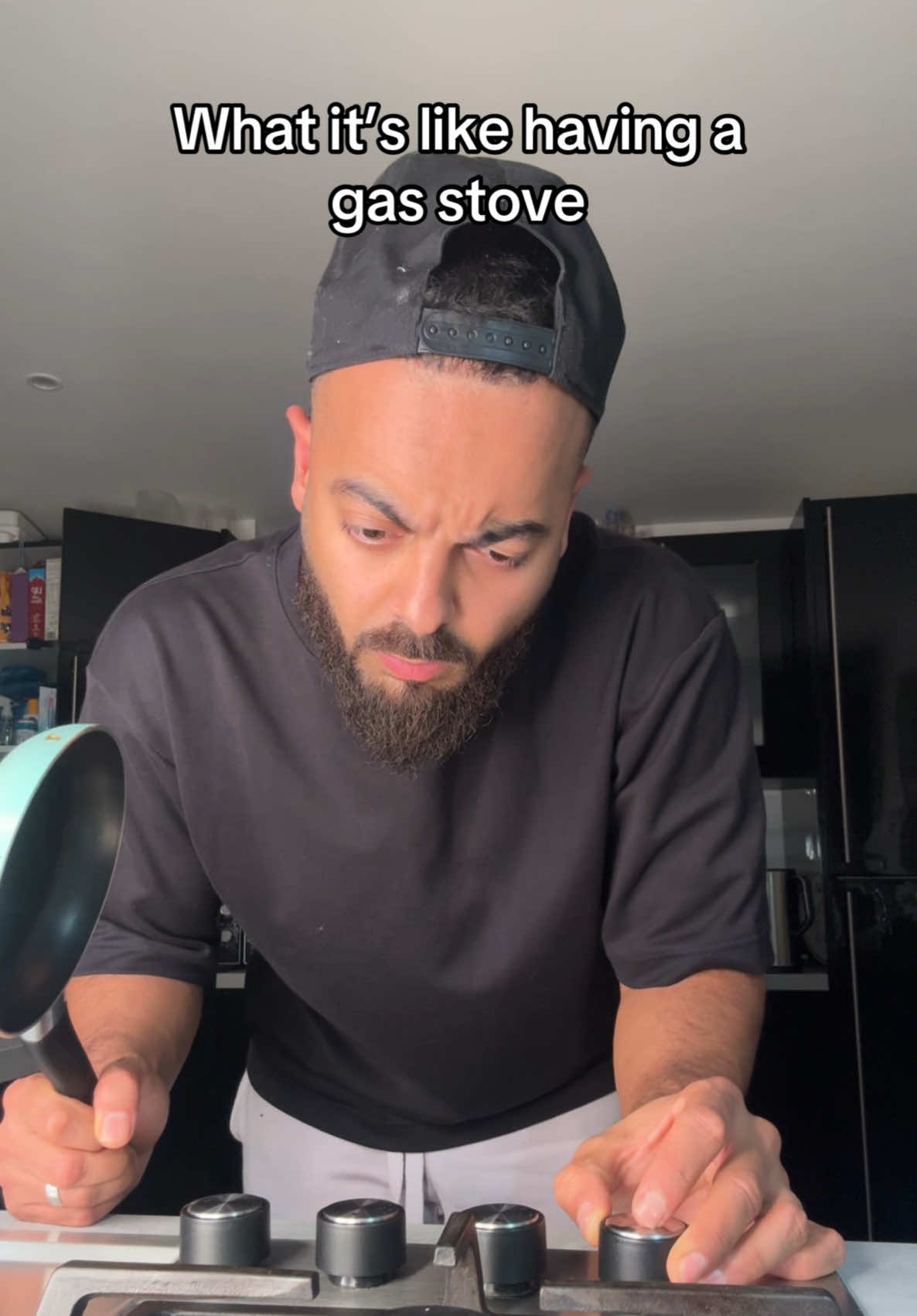 What its like having a gas stove… #reaction #comedy #officialazz