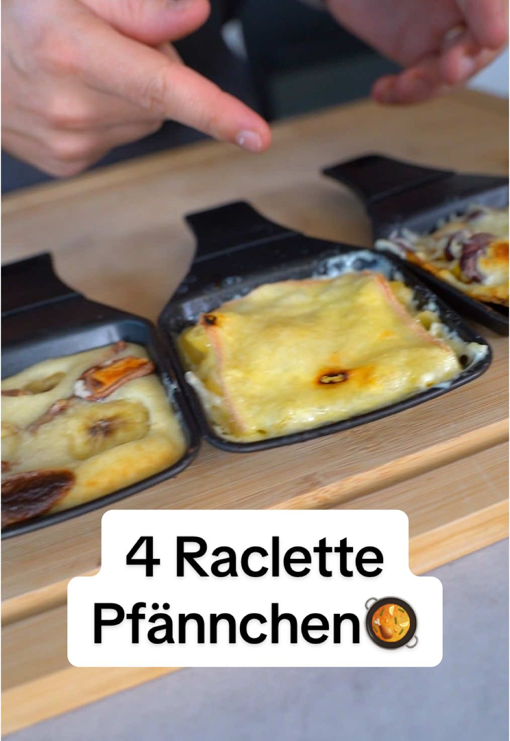 4 Raclette Ideen 🥘 Was darf bei Eurem Lieblingspfännchen nicht fehlen?👀 #raclette #weihnachten #rezept 