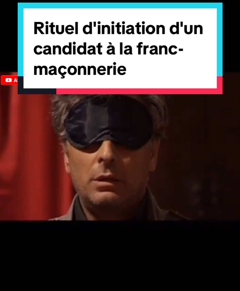 Rituel d'initiation d'un candidat à la franc-maçonnerie #francmaçonnerie#secretfrancmaçonnerie#francsmaçons#francmaconnerie#francmacon 