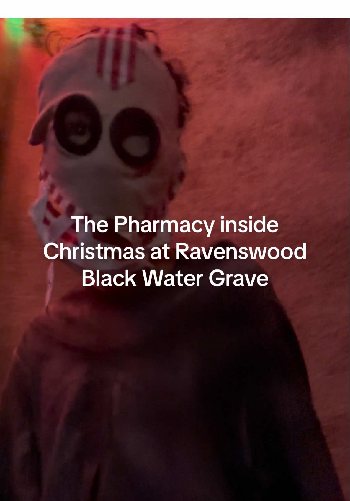 Welcome to Pharmacy inside Christmas at Ravenswood @blackwatergrave !  #blackwatergrave #hauntedchristmas #christmasatravenswood #ravenswood #spookychristmas #creepychristmas #horror #creepy #spooky #scary #christmas #holidays #merrychristmas #happyholidays #foryou #foryoupage 