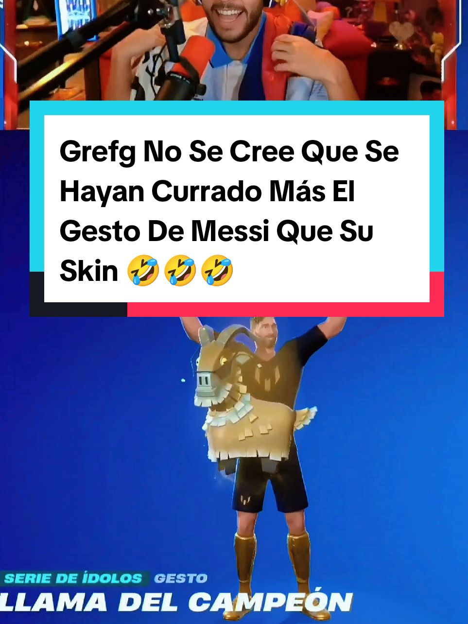 Grefg No Se Cree Que Se Hayan Currado Más El Gesto De Messi Que Su Skin #thegrefg #grefg #thegrefgclips #grefg_official #messi #messigoat #fortnite #fortniteespaña #fortniteargentina #skinmessi #skinthegrefg #salseo #polemica #fyp #parati #mastuerzosfamily 