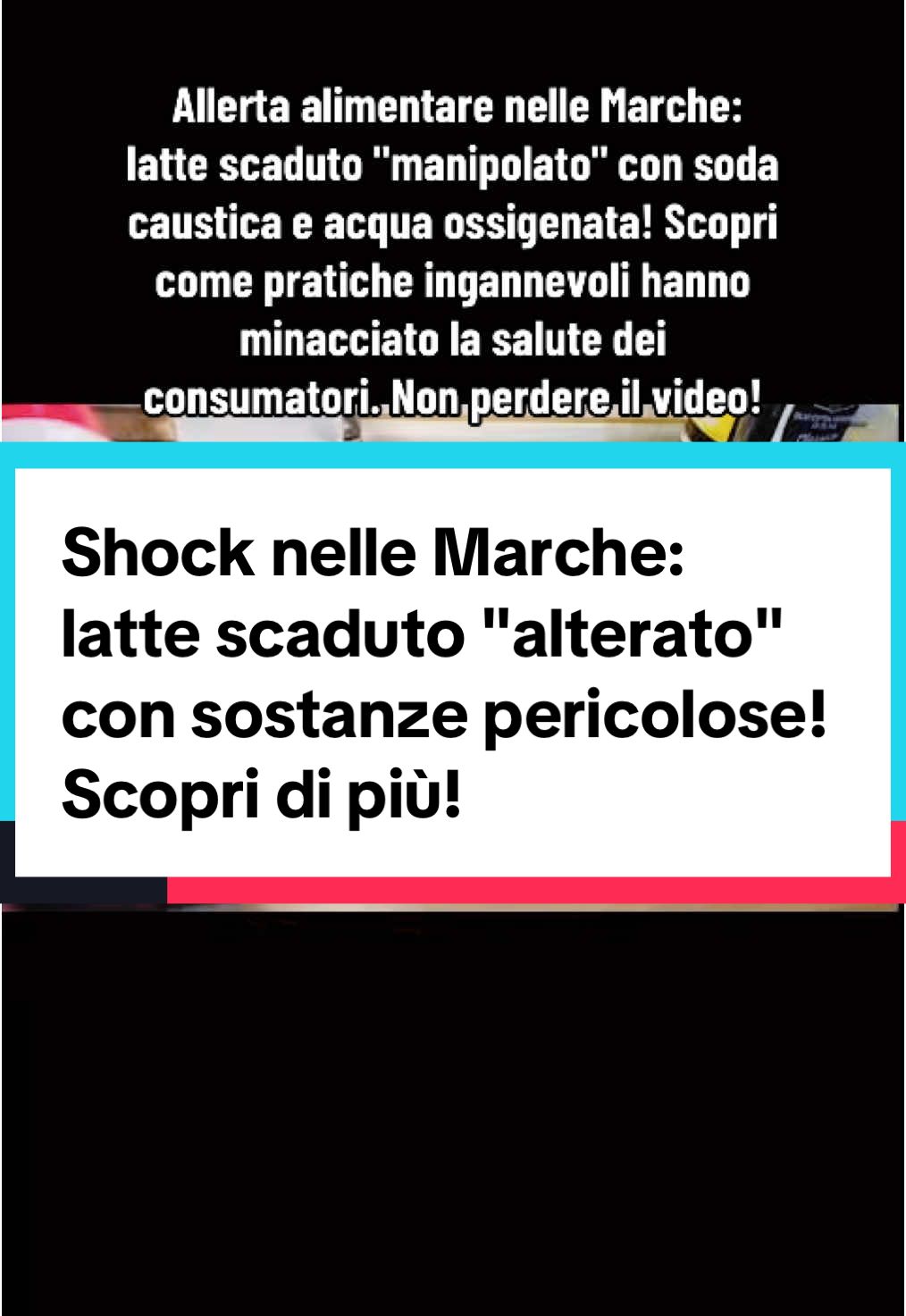 Incredibile ma vero: nelle Marche è emerso un clamoroso scandalo alimentare! Latte scaduto veniva 