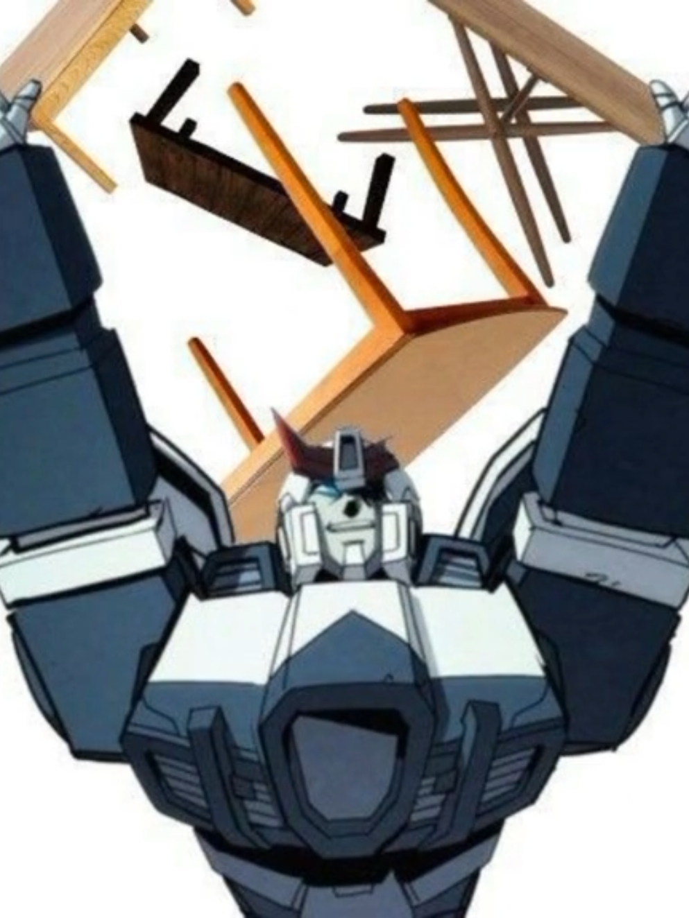 he HATES tables. #transformerstok #transformersmeme #transformersmtmte #transformersidw #prowlidw #prowlmtmte #meme #trend #fyp 