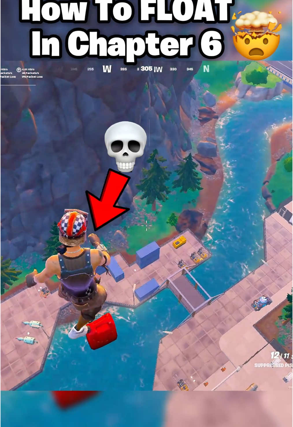 How to FLOAT In Chapter 6 💀 #fortnite #zyfe #fyp 