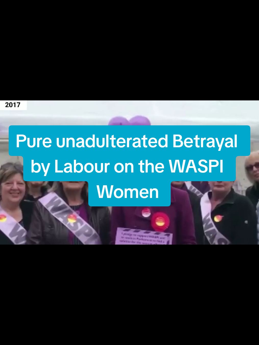 When it was convenient they were all out campaigning with the WASPI Women but now they are in government, oh how short their memories are  Yvette Cooper. kier Starmer. labour. corruption. hypocrisy. 