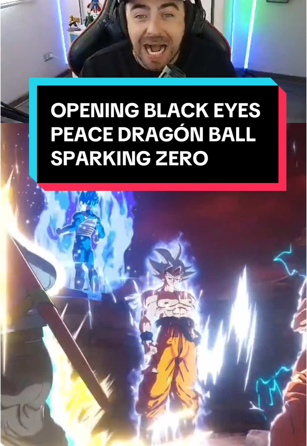 OPENING BLACK EYES PEACE DRAGÓN BALL SPARKING ZERO 🤯🤯🤯 #twitch #foryour #fyp #fypシ゚ #humor #funny #fypviral #fypp #parati #fypdong #tiktokviral #tiktoker #song #music #musica #cancion #canciones #pumpit #blackeyedpeas #dbz #sparkingzero 