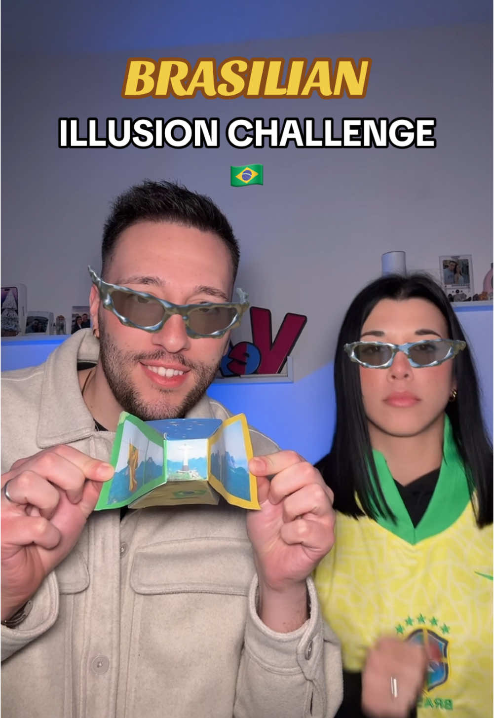 BRASILIAN illusion challenge 🇧🇷 #illusionchallenge #brasil #illusionchallengebrasil #brazil🇧🇷 #🇧🇷 #brazil #valeeandre #valeeandreillusionchallenge 