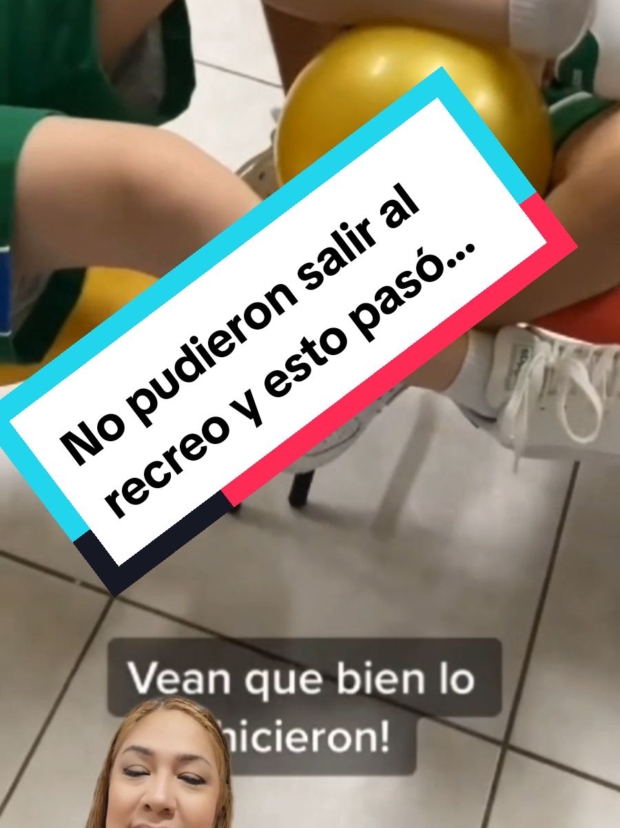 Dinámica que realizaron en un recreo por no poder salir al patio a causa de la lluvia #dinamicas #preescolar #parati #niños #maestra #actividades 