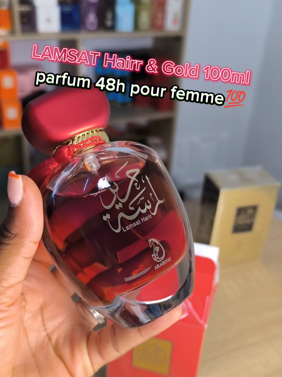 Ce parfum vous laissera a coup sur sous son charme 😍😍😍😍 LAMSAT Hairr et LAMSAT Gold disponible a scents Imperio  #tiktokbeninois🇧🇯 #huiledeparfum #huiledeparfumoriginale #lamsat #lamsathairr#48h#parfumviral #parfum#parfumtiktok #lattafa#parfum#hayaati#ameerat#parfumfemme#parfumhomme#bamakomali🇲🇱 #niameyniger🇳🇪🇳🇪🇳🇪🇳🇪💃🏻🔥🔥🔥 #tiktokivoirien🇨🇮 #ouagadougou🇧🇫 #gabon🇬🇦 