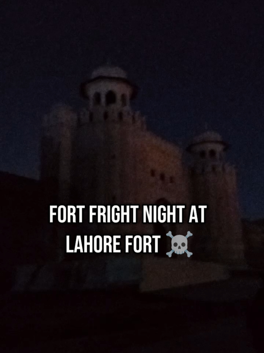 Fort fright at Lahore fort ☠️ Visited all haunted and hidden place at night with guide and history stories ✨ #fyp #fypシ #foryou #haunted #lahorefort #oldlahore #walledcityoflahore #adventure #historytime #ghost #hauntedplaces