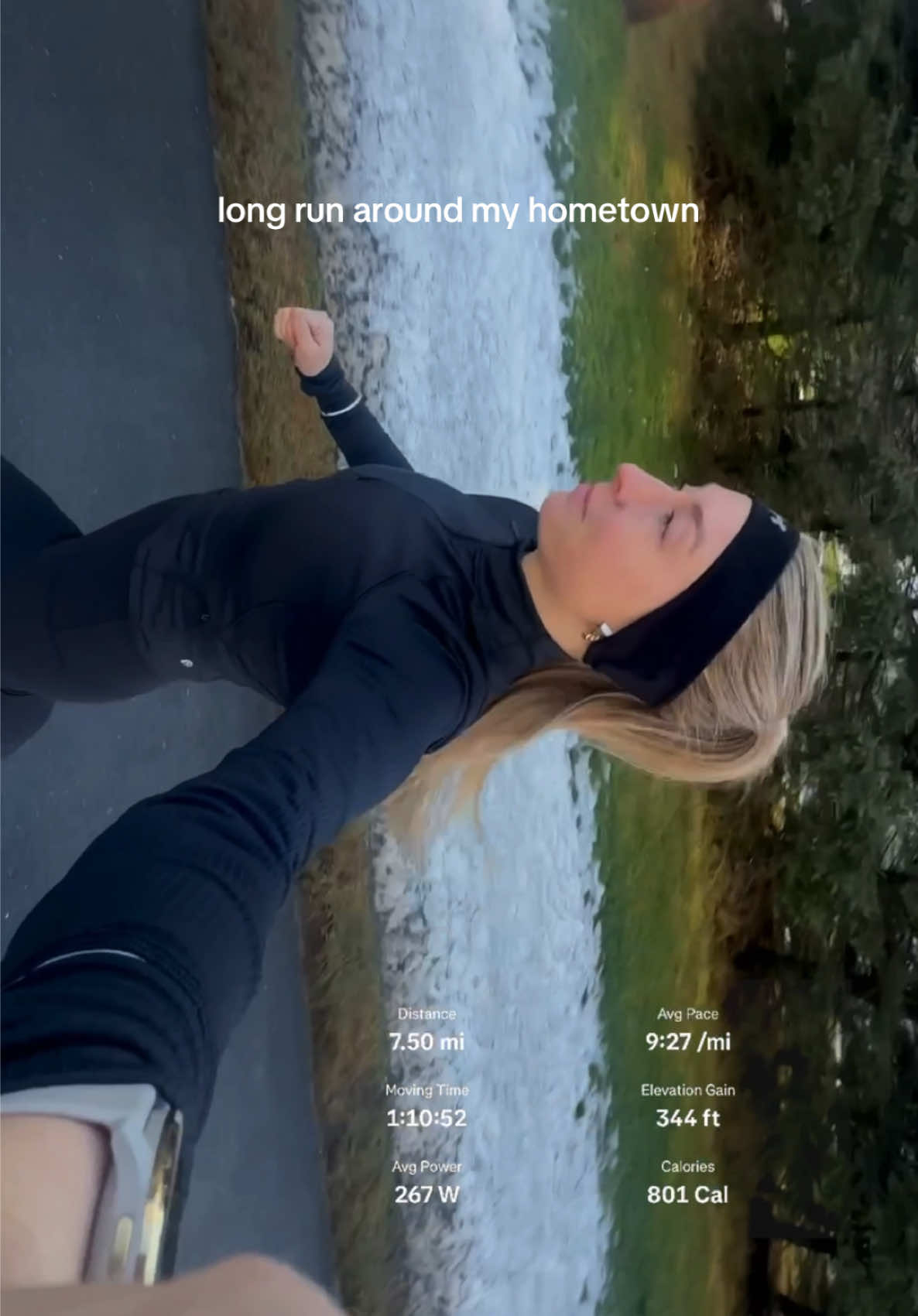 long run around my hometown feels ✨✨✨ @lululemon @Garmin Connects #longrun #runner #Running #runnergirl #runtok #runtokcommunity #runningtiktok #lululemon #underarmour #garmin #garminvenu3s #hoka 