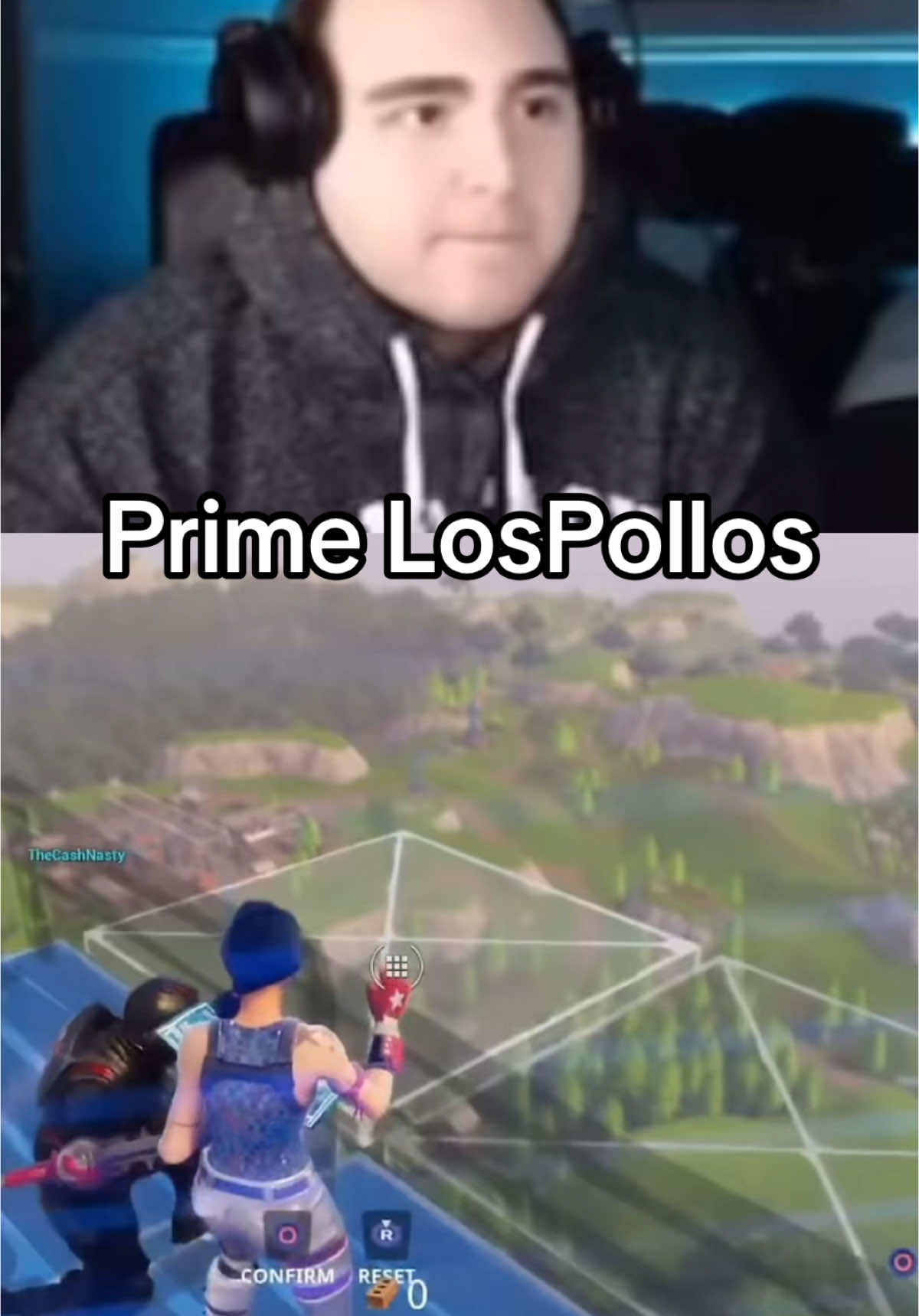 Prime LosPollos playing OG Fortnite was so funny😭☠️ #fortnite #fortnitebr #fortniteclips 