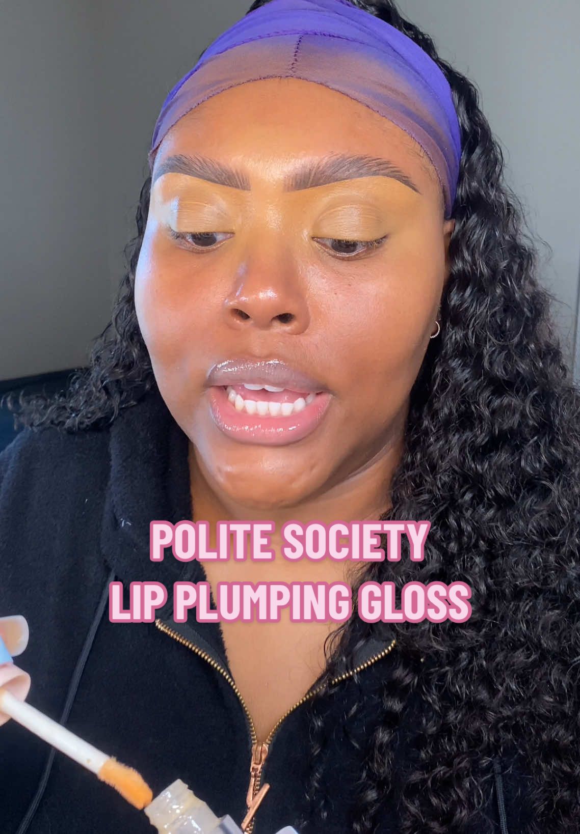 Replying to @Hannah Victoria Parc PSA !!! For everyone who keeps asking me what I use on my lips in every video 🤭 Be sure to use all of that product honey 🤪🩷 • @Polite Society Beauty Lip Plumping Oil Gloss (OG) 🔗 in my b!o Follow me on Instagram @ Serenttaaa 🫶🏽 #fyp #foryou #politesociety #politesocietylipplumper #lipplumper #makeuphacks #makeuphack #blackgirlcontentcreator #blackgirlmakeupvideos 