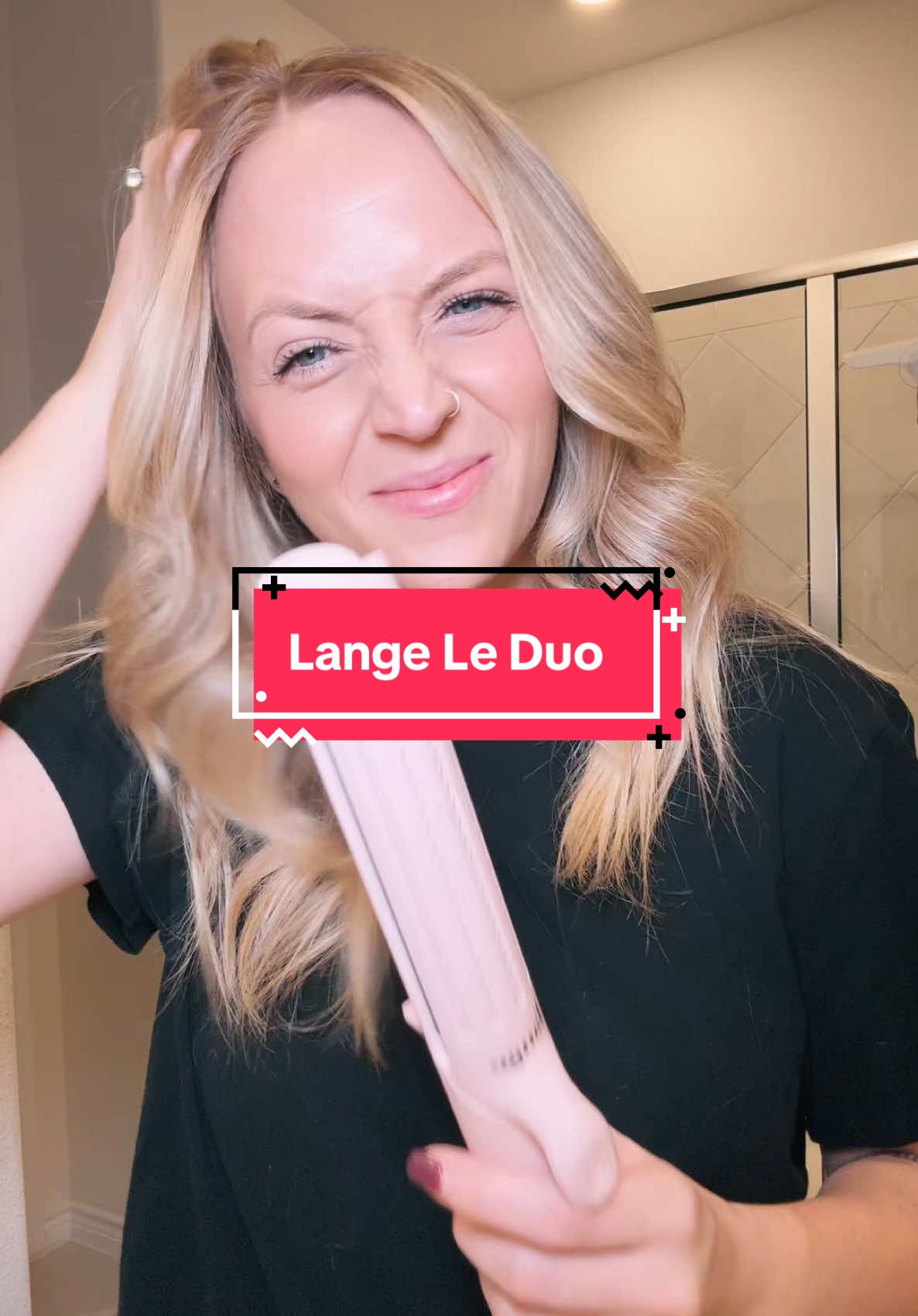 Every girls must have! #lange #twoinone #hairtok #straightener #curlingiron #foryou 