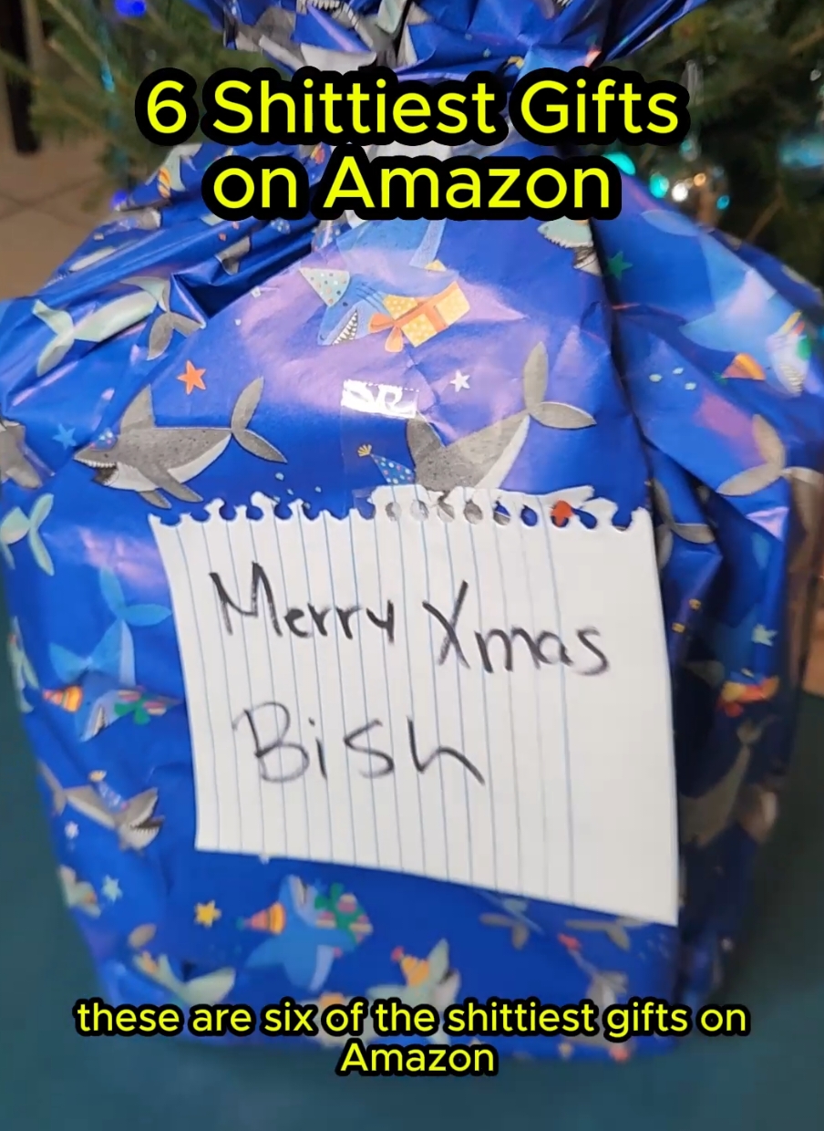 6 of the shittiest gifts on Amazon #GiftsForHim #giftsforher #christmaspresents #amazonchristmas 