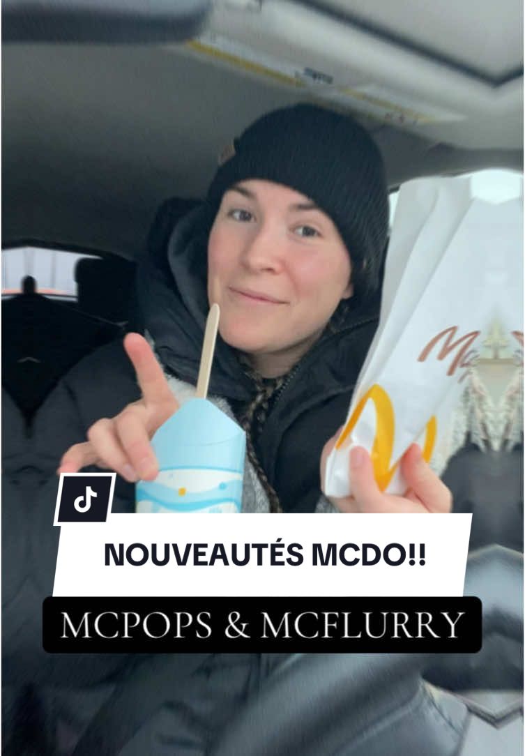 Nouveautés @mcdonald’s canada🇨🇦 @McDo Canada Mcpops & le nouveau Mcflurry Chocolat chaud !!  #mcdo #mcdonalds #mcflurry #mcpops #mcdonaldshacks 