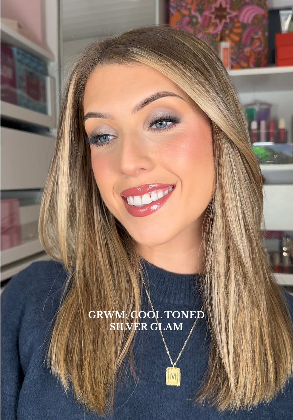 every now & then we’ll change up the warm bronzey tones for something cool & silver 🩶 #makeupartist #makeuptutorial #cooltonedmakeup #cooltonemakeup #silvereyeshadow #wintermakeup #wintermakeuplook #bridalmakeupartist #bridalmua #promuatutorial #grwm #glamgrwm #anastasiabeverlyhills #saiebeauty #armanibeauty #rhodebeauty #rembeauty 