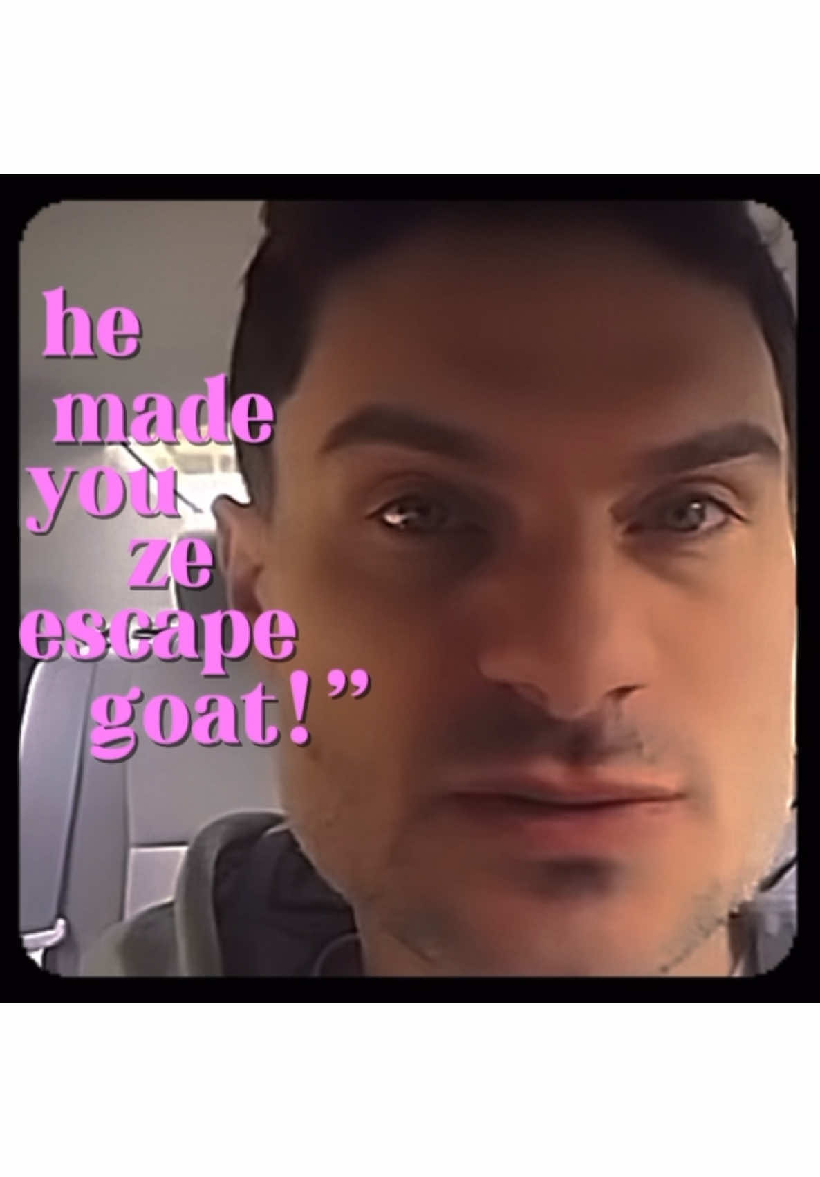 he is an escape goat ||  #hopecore #hopelesscore #funny