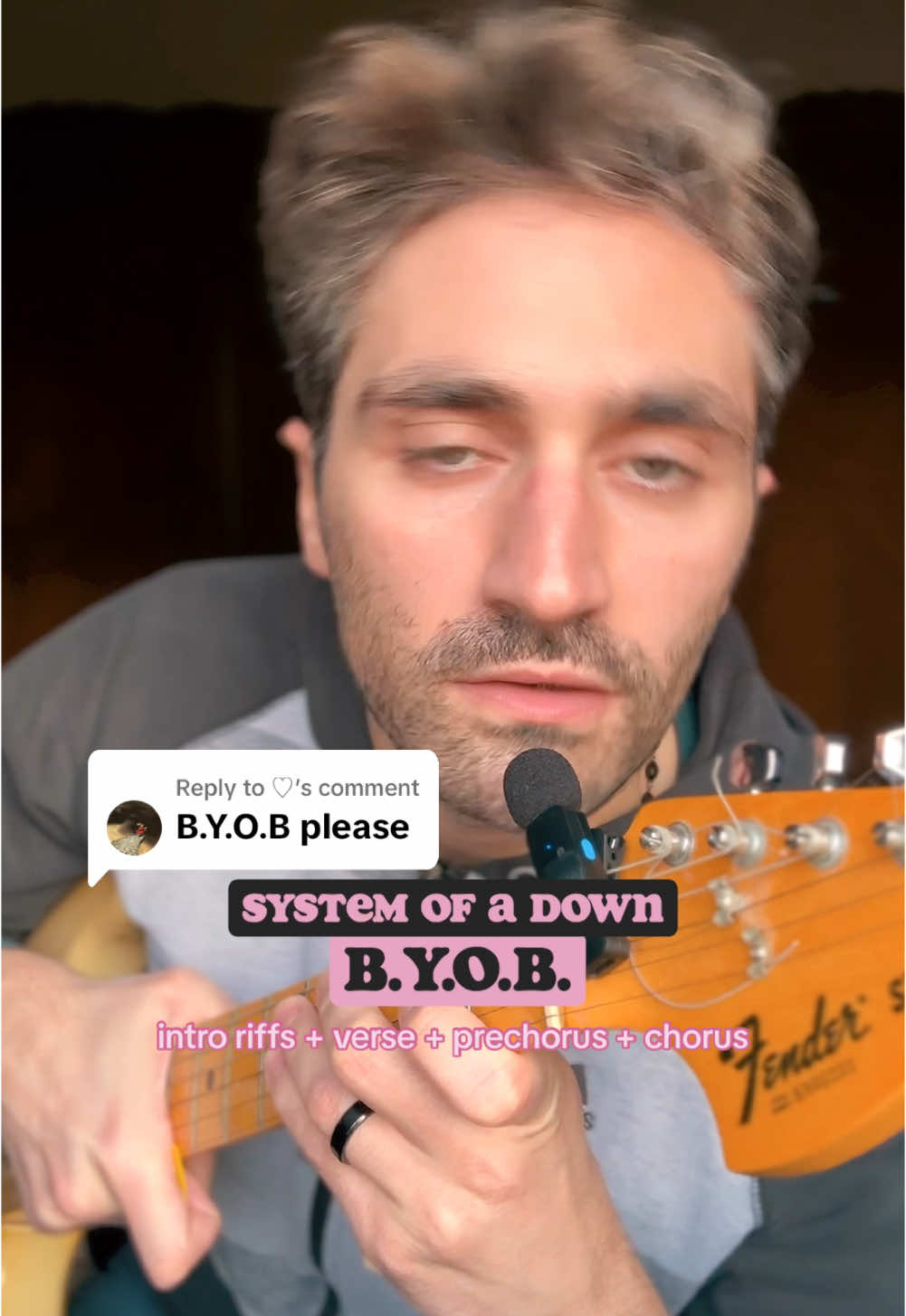 Replying to @♡ B.Y.O.B. by system of a down  #guitar #guitartok #fyp #systemofadown #foryoupagе #fürdich 