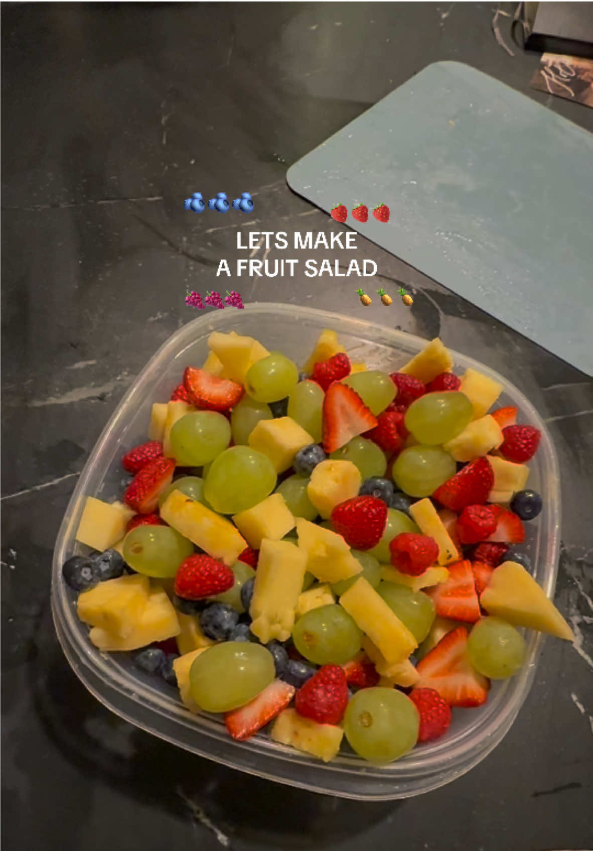 this is my attempt to make it feel like summer 😍 #fruit #fruitsalad #train #yummy #fruits #whileonearth #startsomewhere #recipes #easysnack #FoodTok #health #micronutrients #fyp #fypシ #growth #virał #healthtok #EasyRecipe #mindset