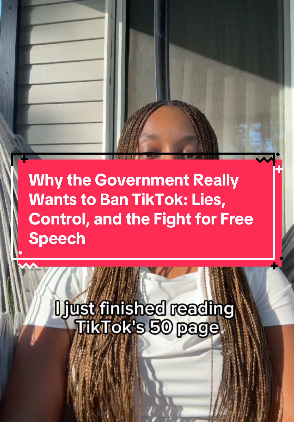 Why the Government Really Wants to Ban TikTok: Lies, Control, and the Fight for Free Speech. A brief overview of the 50 page request sent to the supreme court. 