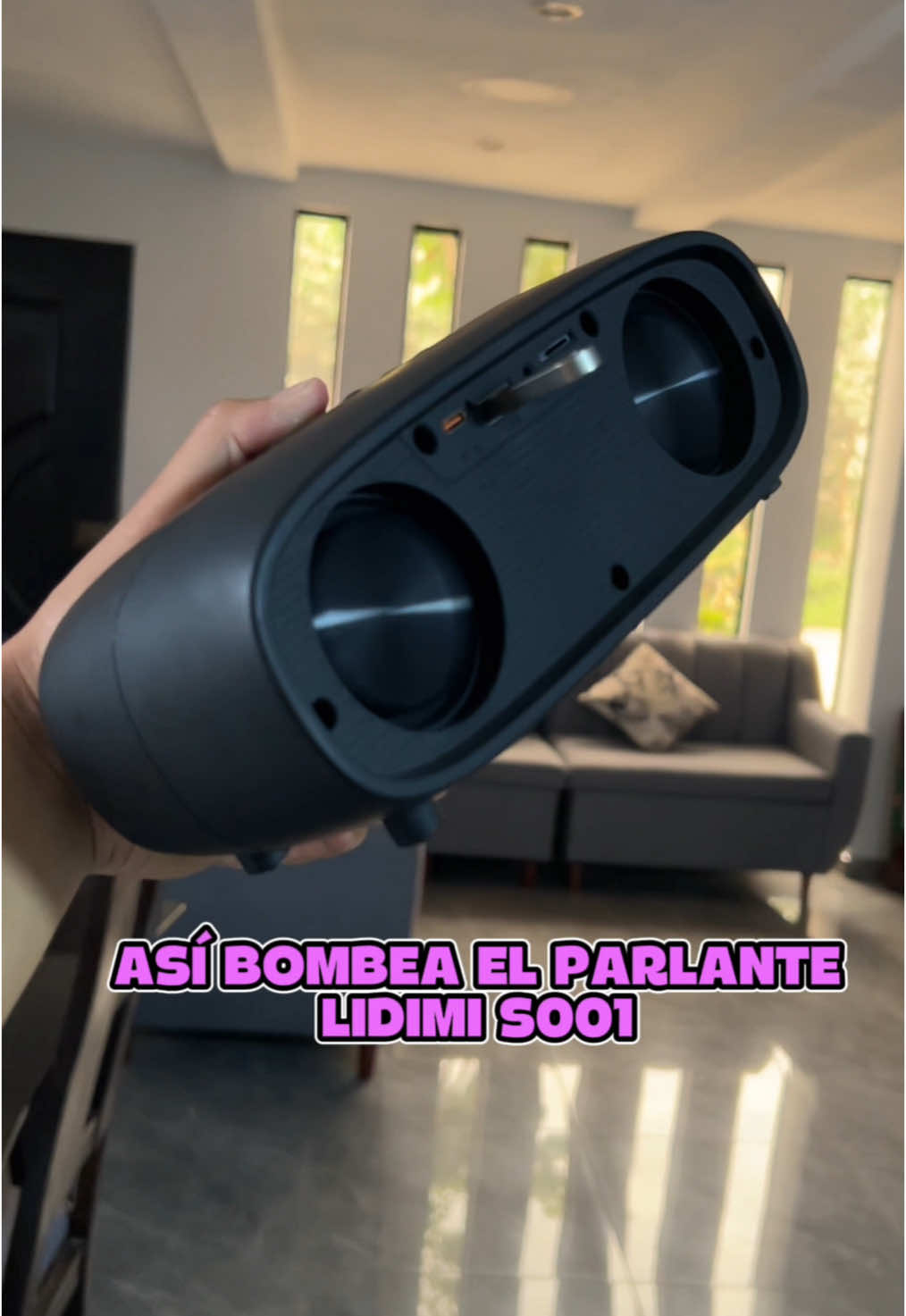 Retumbo la casa este pequeño parlante  #peru🇵🇪 #lidimiparlantes #musica #ventasonline #buenosbajos #lidimibluetooth #parlantes #lds001 #trujilloperu🇵🇪 #huancayo #ica #cajamarca #loreto #puno 