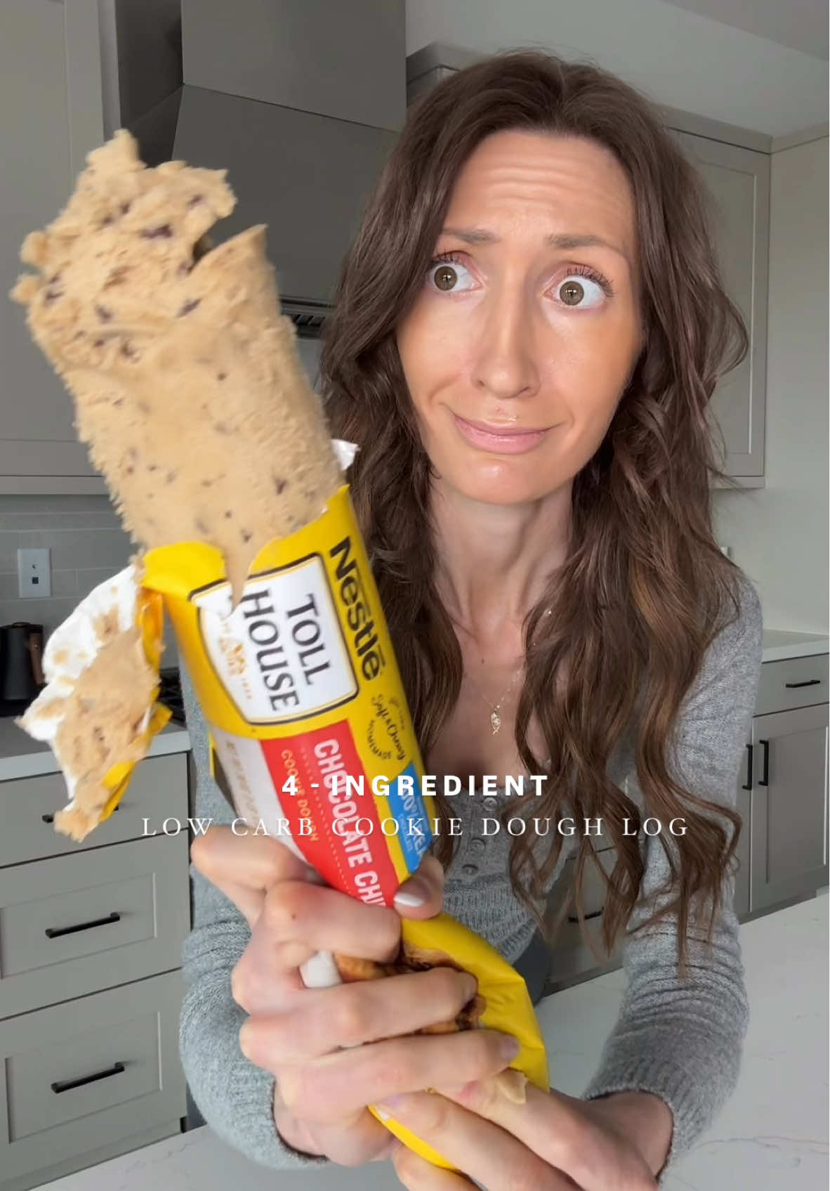 This low-carb protein cookie dough log contains 208g of protein! So for anyone with a dessert addiction yet still trying to meet their protein goals, I got you! And no need to worry about eating raw eggs because you don't need any in this quick and easy recipe you can make in less time it would take driving to the store to get pre-made cookie dough! - low carb - grain free - gluten free - egg free - keto friendly https://www.lilsipper.com/cashew-cookie-dough-log-low-carb/ #cookiedough #cookiedoughlog #healthycookies #healthycookiedough #eggfree #eggfreecookies #eggfreecookiedough #chocolatechipcookies #chocolatechips #proteindessert #lowcarbcookies #lowcarbcookiedough #ketocookies #ketocookiedough #proteincookies #ediblecookiedough 