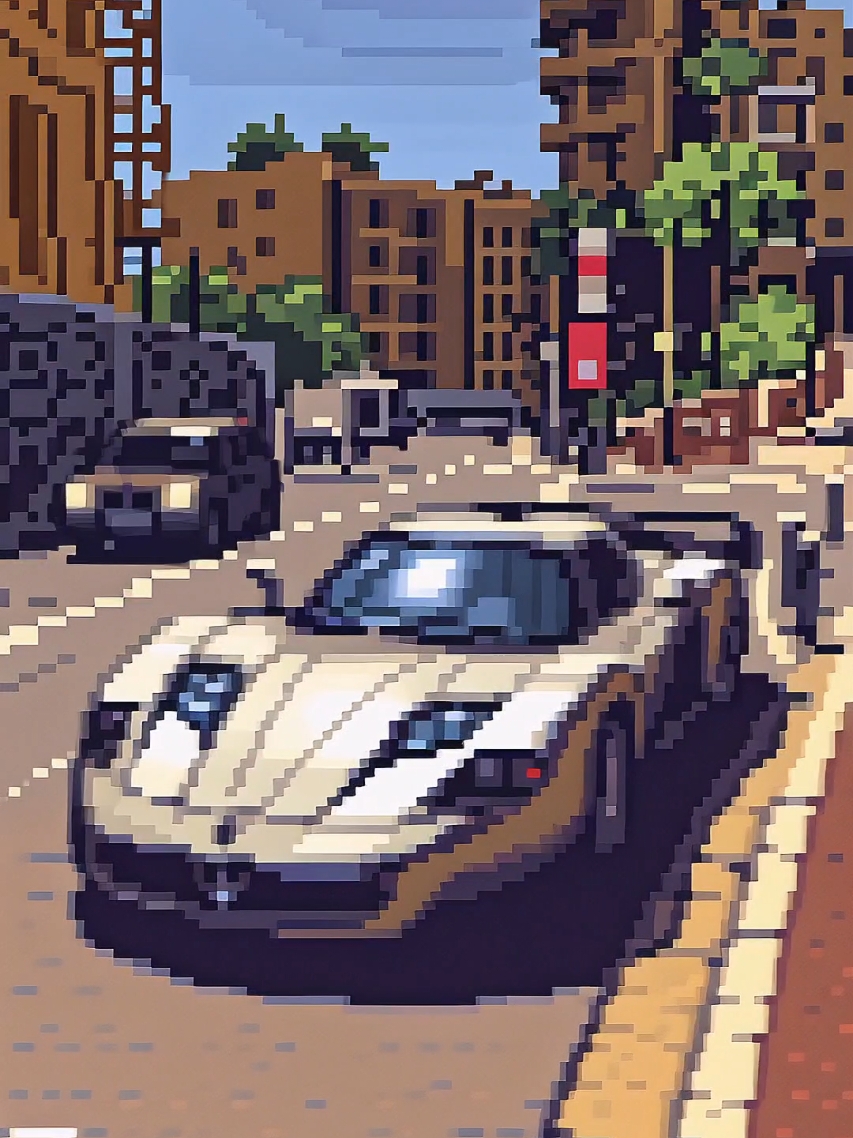 PXLMC12 ◽️🔹️ 🎥 @mc.carspotter  #pixelart #maserati #mc12 #ai #art #aiart @Maserati 