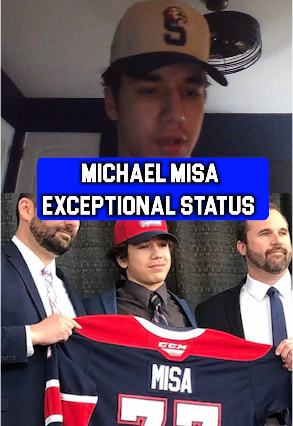 Episode 2 With Michael Misa Out Now🏒 #hockey #hockeyboys #hockeytiktoks #hockeylife #NHL #michaelmisa #ohl #foryou #foryoupage 