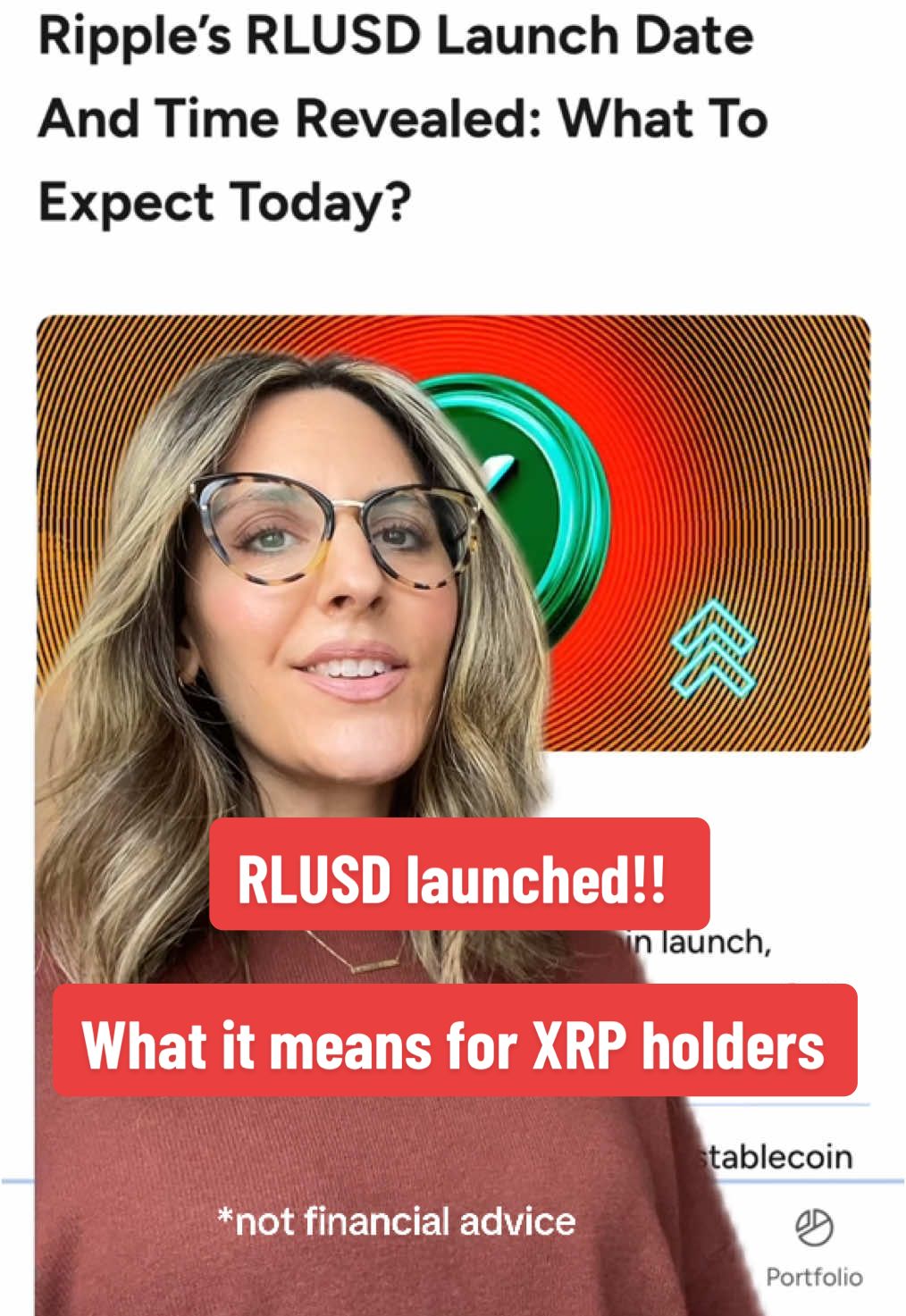 #greenscreen  RLUSD launched!!  What it means for XRP holders  #xrpnews #rlusd #stablecoin #ripple #launch #xrparmy #xrpl #xrp #cryptok 