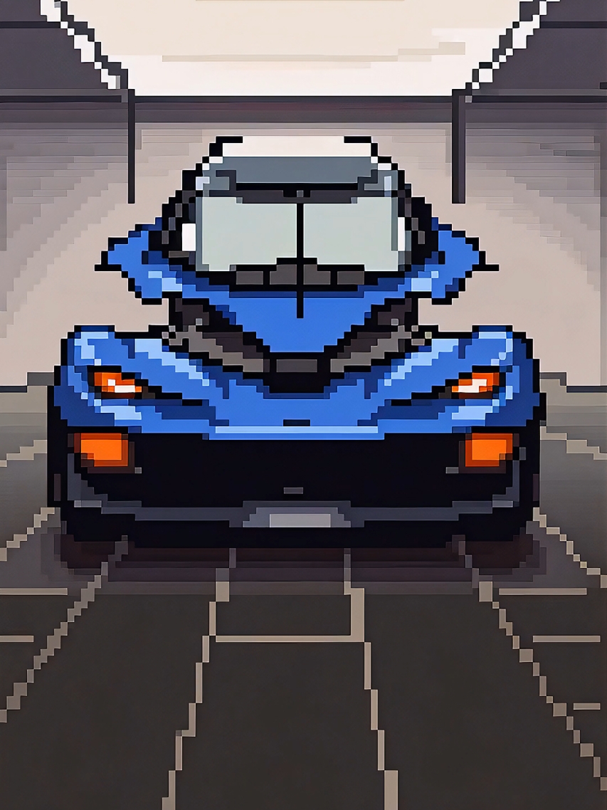 PXLKTM 🔷️🔸️ 🎥 @justinscarblog  #pixelart #ktm #xbow #ai #art #aiart 