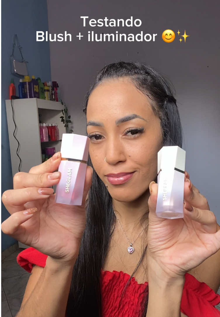 Blush + iluminador 😊✨  Produção: @SHEGLAM  Liquid Fam Festival 💎 #sheglamliquidfam #SHEGLAM #sheglamblush #sheglamholidayset #sheglamcrueltyfree #sheglampartner #blush #makeup #trendingvideo #fyp #fyy #explore 