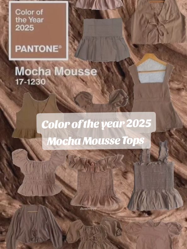 Mocha Tops from @strutinstyleclothing 🤎🍂 #mochamoussetop #mocha #peplumtop #mochamoussecoloroutfit #mochamoussetopforwomen #mochamousse #top #pantonecoloroftheyear2025 #toprecomendation #outfitideas 