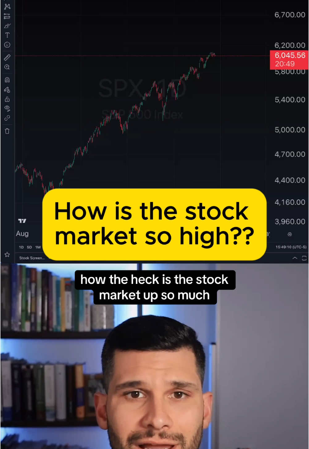 How is the stock market so high?? #stocks #stockmarket #bullish #investor #invest #investing 