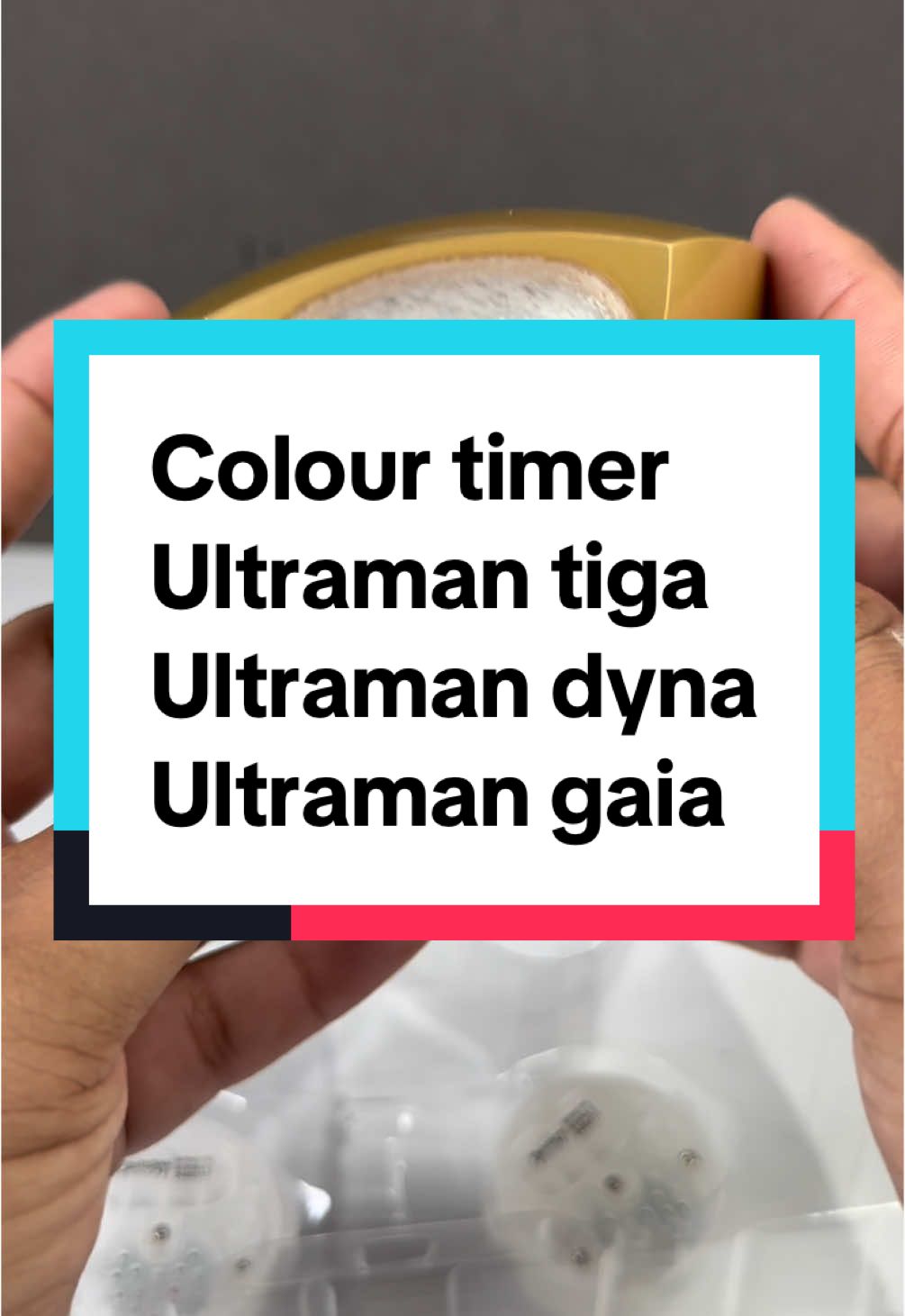 Unboxing colour timer ultraman tiga, ultraman dyna, ultraman gaia . #ultraman #colourtimer #mainanultraman #omuzo 