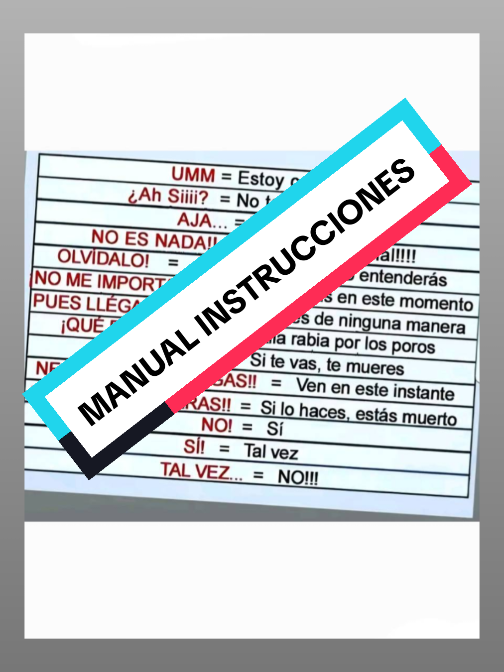 Manual de instrucciones para entender a una Ingeniera 👷‍♀️ 🤣 #Humor #tiktokviral #ing #ingeniera #ingenieria 