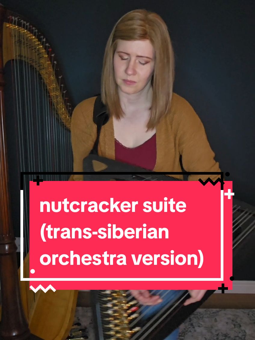 Replying to @jeffhoffmanhereYAAAAS I am down for this challenge  😎 #harptok #ELECTRICharptok #transsiberianorchestra #nutcracker #tchaikovsky #distortion #bass #guitar #christmas #holiday 