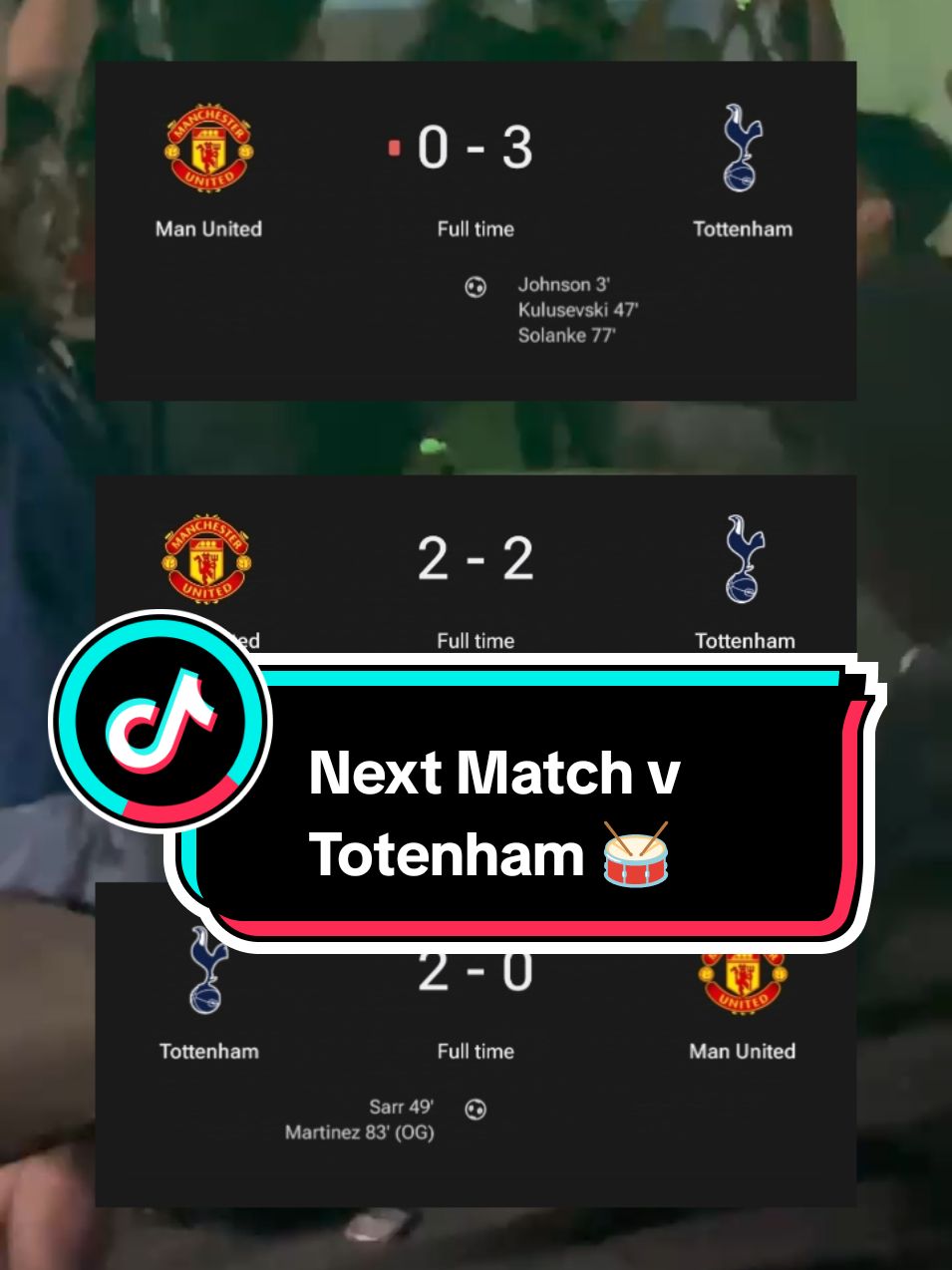 3 Last Match | Man utd v Totenham 💥 #manchesterunited #ggmu #manutd #totenham #PremierLeague #carabaocup #nextmatch #football #footballtiktok #fypage 