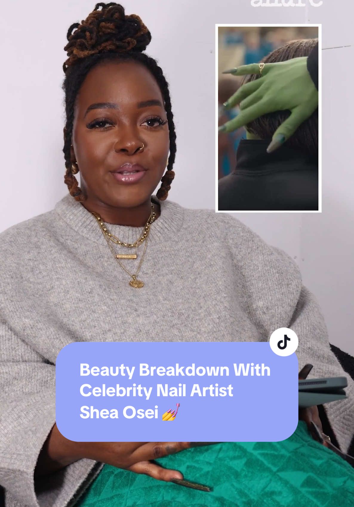 If you're like us and can't stop swooning over @Cynthia Erivo’s nails, this one's for you 💅 We caught up with talented nail artist Shea Osei to learn more about her artistry and the inspiration behind the stunning nail sets she created for the hit film #Wicked 💚 #allure #wicked #cynthiaerivo #elphaba #glinda #arianagrande #nailinspo #nails #longnails #nailtok 