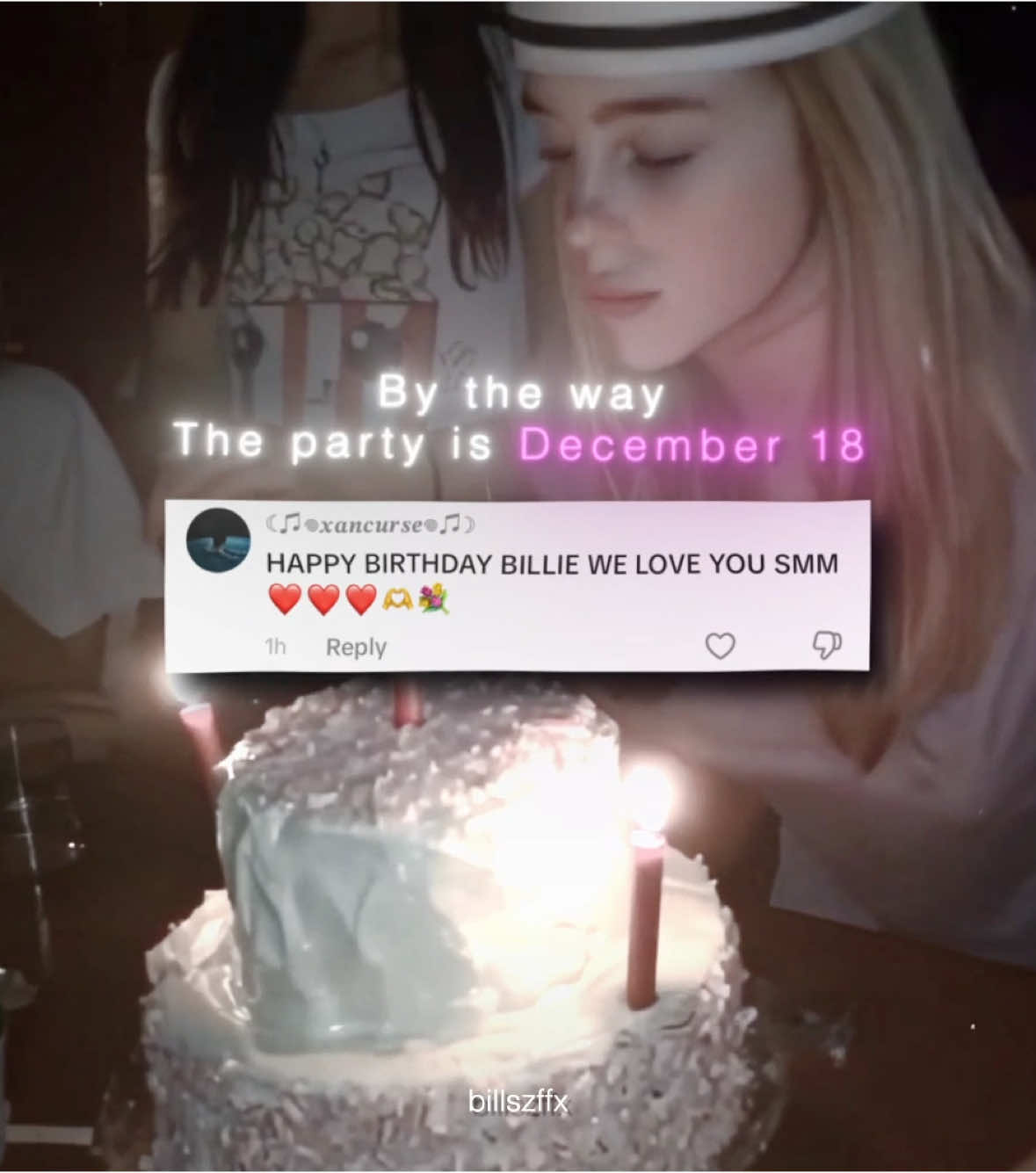 HAPPPYYYY BIRTHDAY BILLLIEEEEE!! 23st! We are alll so proud of you! We love you and we stan with you 4EVERRRRRRRRR // 💋💋 // #billieeilish #fyp #billszffx #aftereffect #edits WE LOVE YOU SSSSSSSSMMMM MAKE IT THE BEST BIRTHDAY EVER!!!! 🥰💋✨