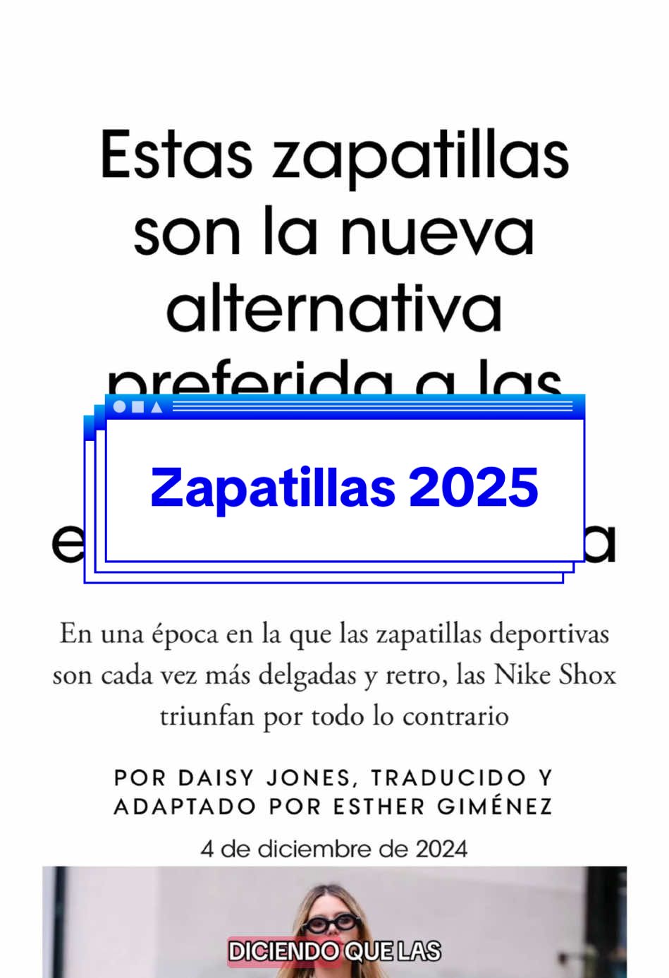 Estas serán las nuevas zapatillas en tendencia este 2025 💋🫦🖤 #moda #2025 #trends #tendencias #voguemagazine #zapatillas #sneakers #nikeshox #nike #sneakerhead #2025trends 