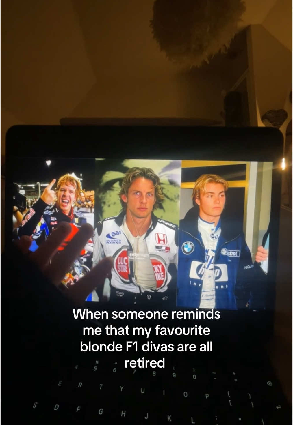 MY SHAYLA come back to me 😭 #f1tiktok #f1 #sebastianvettel #nicorosberg #jensonbutton 