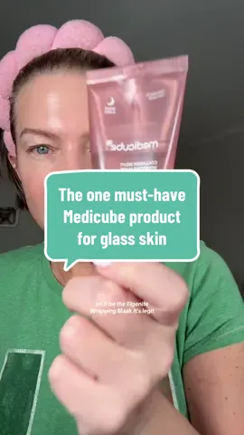 Put this on as the last step in your nightime skin care and wake up with perfect glass skin. No filter, no beauty mode. #medicube #medicubecollagennightwrappingmask #nofilternobeautymode #collagenpeptides #collagenmask #koreanskincare #over50skincare #matureskin #over50women #SkinCare101 #glowingskin #tiktokshopnewyearnewaura #truegreta Medicube collagen night wrapping mask Korean skincare Mature skin products Over 50 skin care Glass skin  Trending TikTok Beauty Products