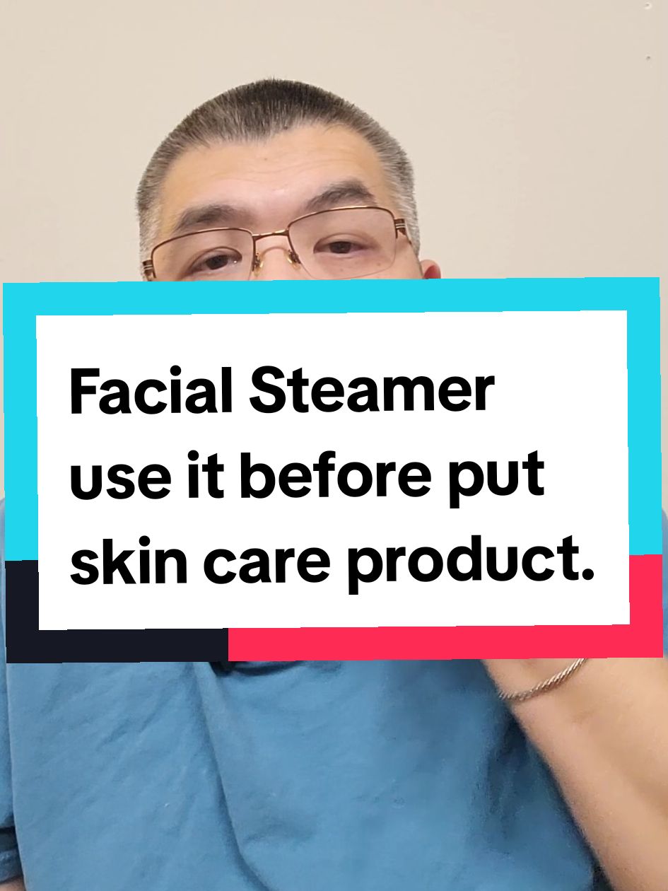 Facial steamer good for clean skin then put on skin care products. #tiktokshopholidayhaul #TikTokShop #tiktokshopfinds #facial #facialcare #facialsteamer #steamer #skincare #skincaremusthaves #skincarecheck 